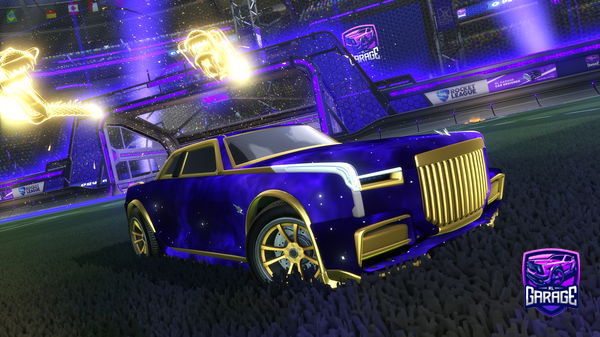 A Rocket League car design from parallax_X-games