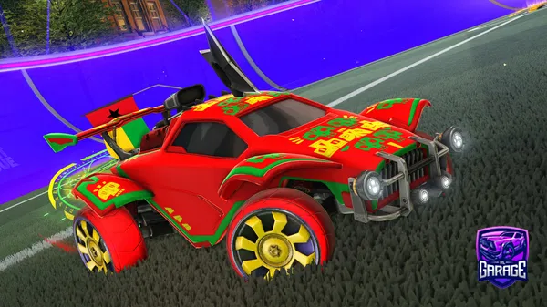 A Rocket League car design from Misha76_