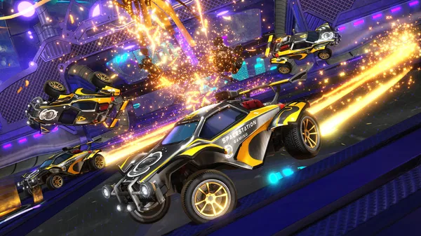 A Rocket League car design from Jeebozz