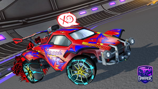 A Rocket League car design from Miata22b