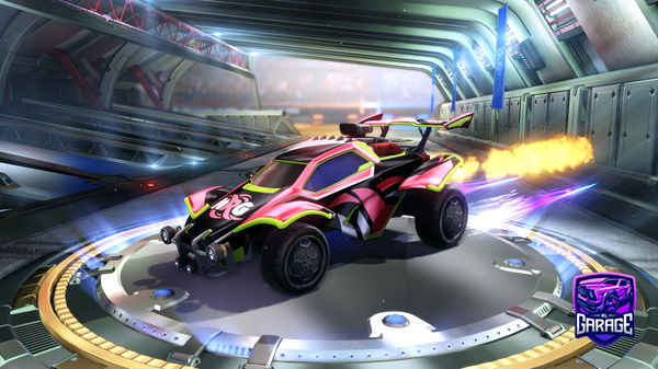 A Rocket League car design from PlatRLYT