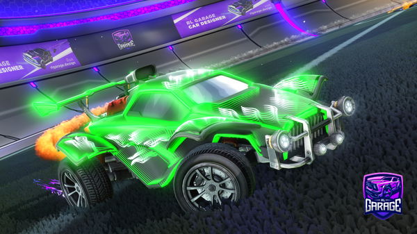 A Rocket League car design from Macaye009