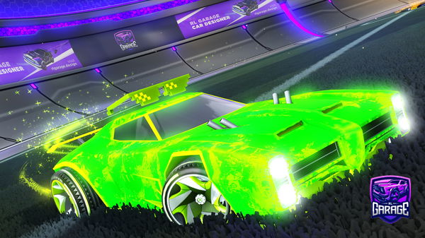 A Rocket League car design from galaxy10