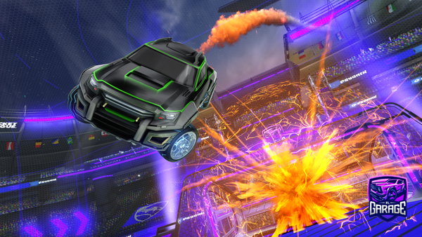A Rocket League car design from legstein