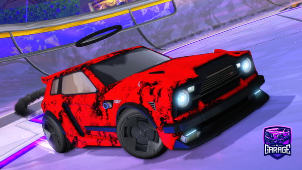 A Rocket League car design from Ilqfy