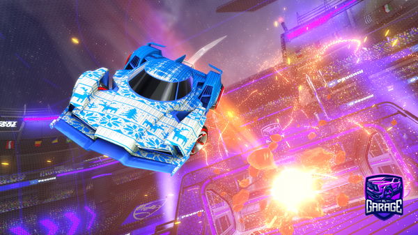 A Rocket League car design from ghpov14