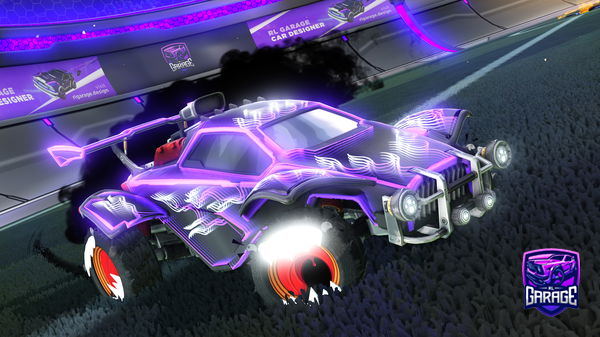 A Rocket League car design from hazardkill723