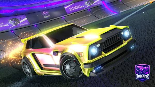 A Rocket League car design from Bananana-_-