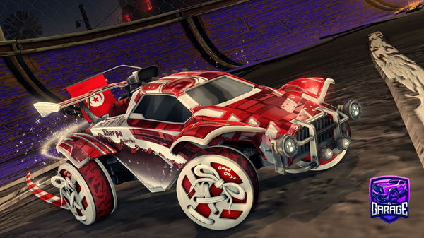 A Rocket League car design from -Mouni-