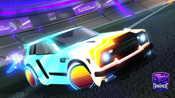 A Rocket League car design from lomono