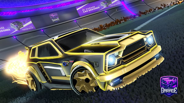 A Rocket League car design from JMarkall