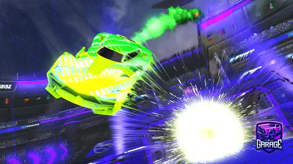 A Rocket League car design from siffler