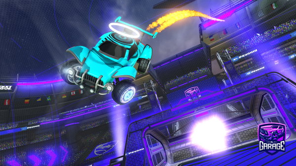 A Rocket League car design from Eduard173