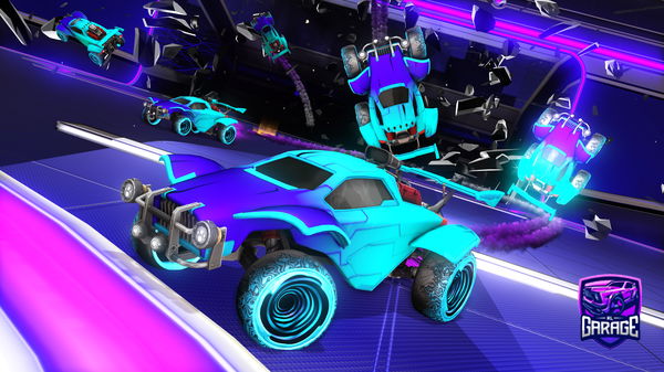 A Rocket League car design from vinluke