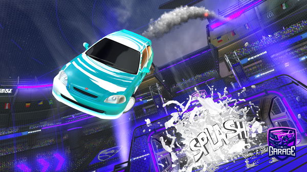 A Rocket League car design from LWG1