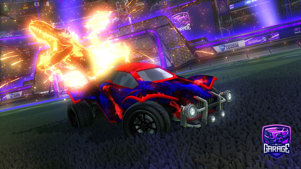 A Rocket League car design from NothingToBlackVeloce