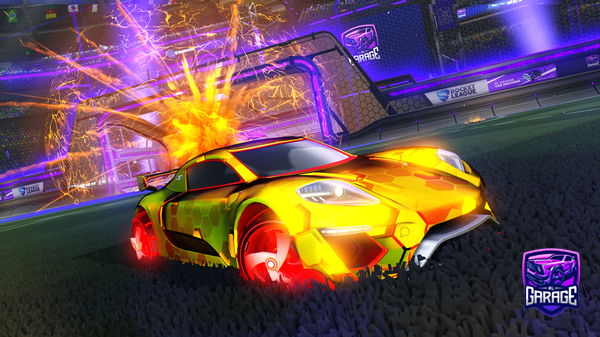 A Rocket League car design from AstaZora