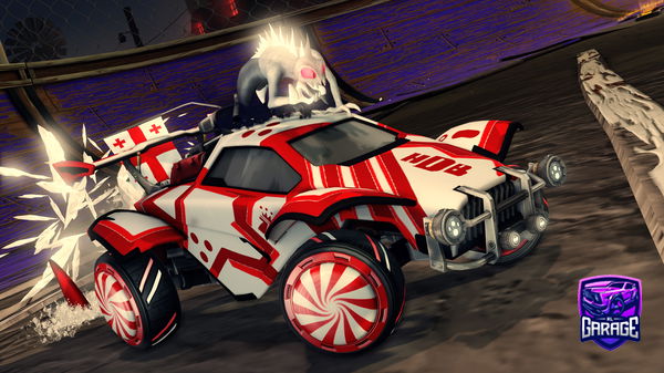 A Rocket League car design from -V3N0M-