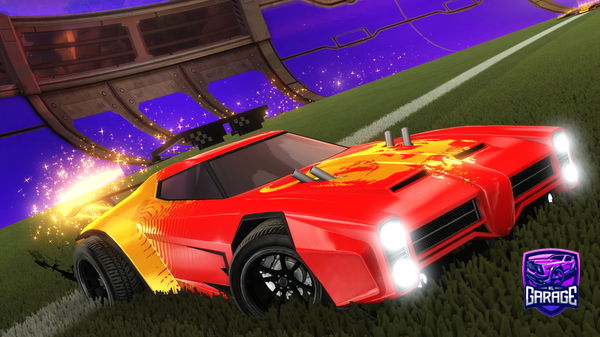 A Rocket League car design from Kdthenoob
