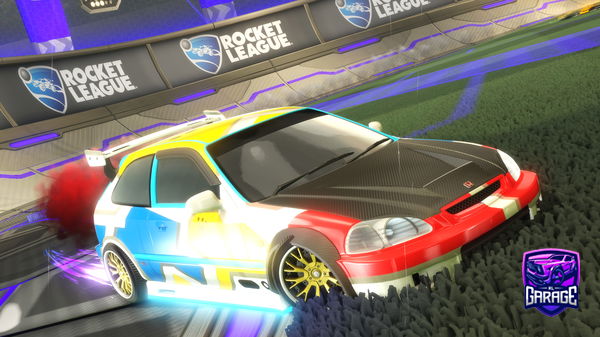 A Rocket League car design from matias3435