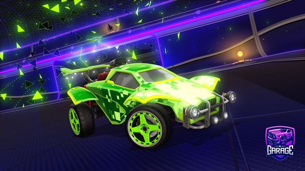 A Rocket League car design from DRACHENTRAX