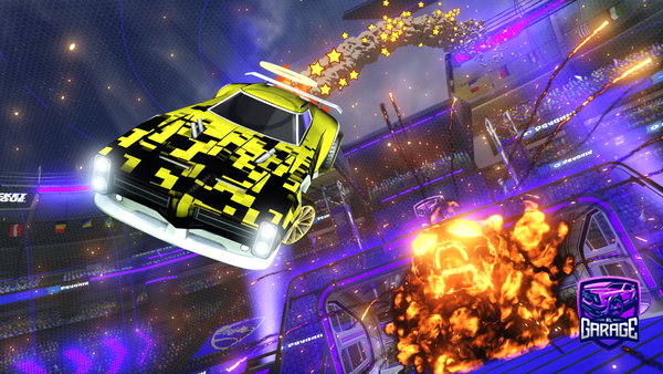 A Rocket League car design from KingLenny13