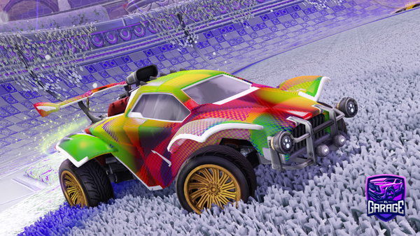 A Rocket League car design from CandyMuncherPro