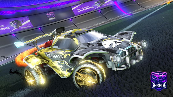 A Rocket League car design from Mysman11