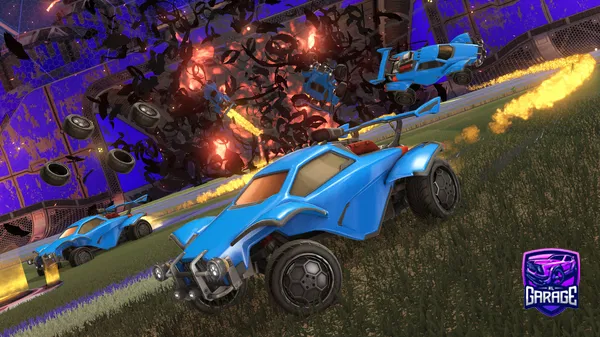 A Rocket League car design from Jeebozz