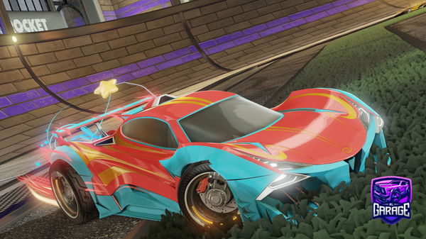 A Rocket League car design from spekiallukey