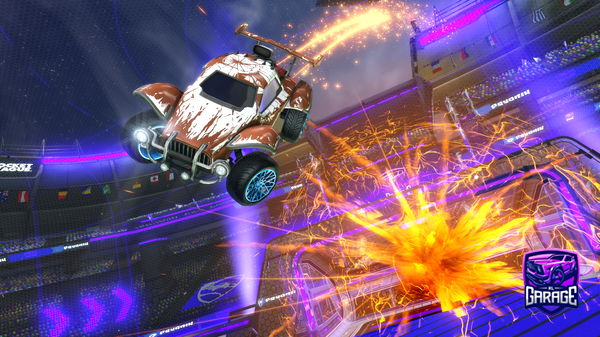 A Rocket League car design from Syiloo