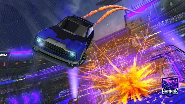 A Rocket League car design from MZK_snip3zz