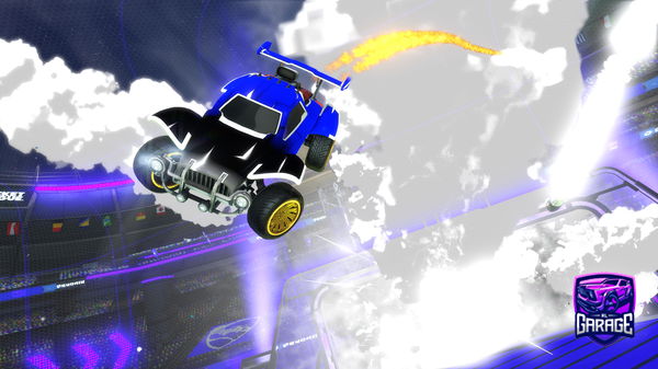 A Rocket League car design from Sun_El1ott