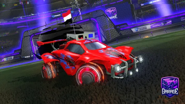 A Rocket League car design from findus_on_youtube