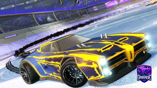 A Rocket League car design from x3js