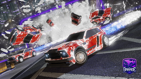 A Rocket League car design from XxSevillanoxX