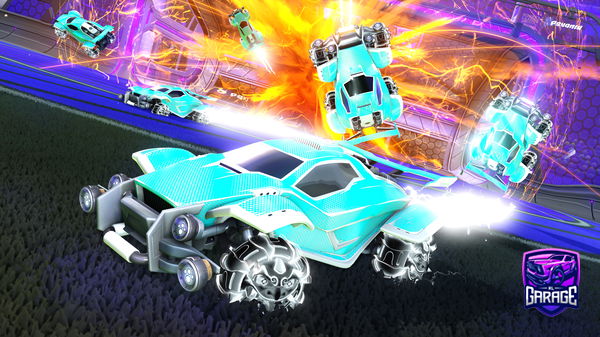 A Rocket League car design from goldpascal