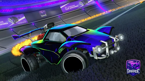 A Rocket League car design from rvdvvdv