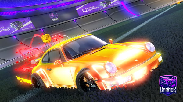 A Rocket League car design from Ripperatschool