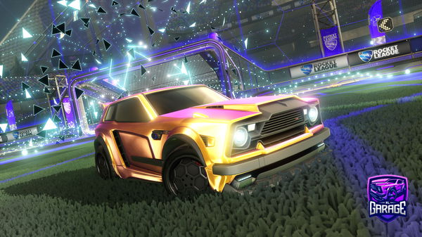 A Rocket League car design from Soyaszek