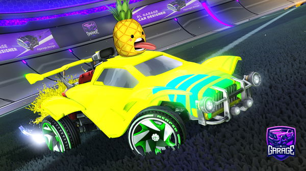 A Rocket League car design from MrCactus193