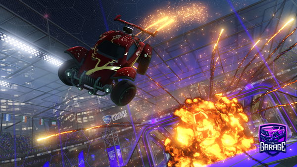 A Rocket League car design from Owl-Boyyy