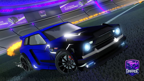 A Rocket League car design from RickLeaderYT