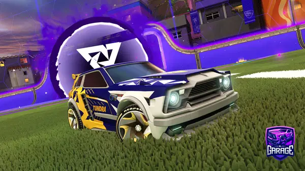 A Rocket League car design from Tiger-Albie