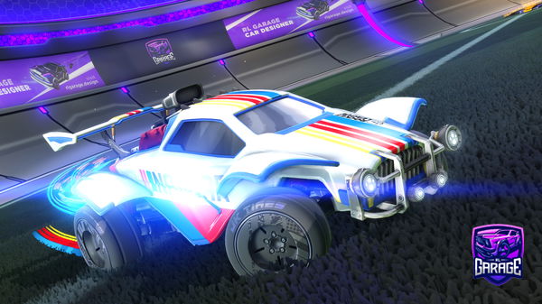 A Rocket League car design from Kazzui