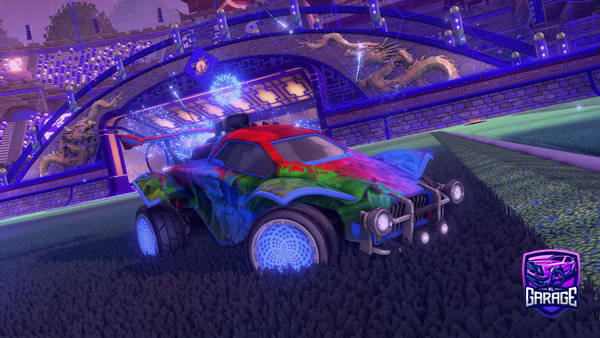 A Rocket League car design from WOrangutan
