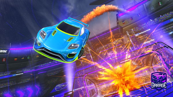 A Rocket League car design from IQuland