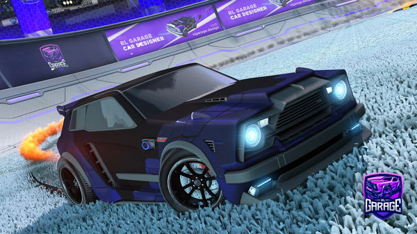 A Rocket League car design from Dallago_