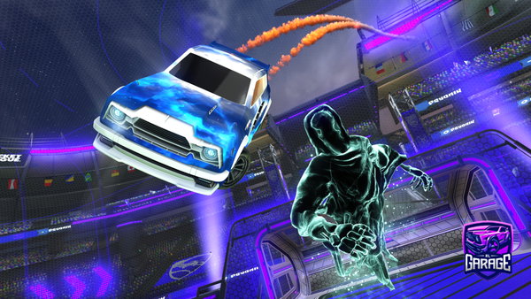 A Rocket League car design from 7MOODE55