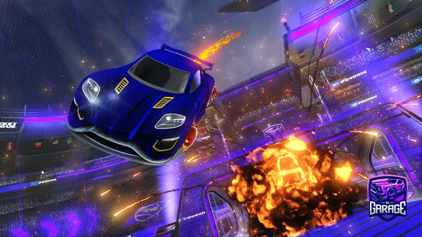 A Rocket League car design from legend64